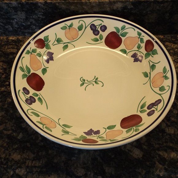 Princess House Orchard Medley Large Pasta Bowl - Picture 1 of 6